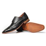 Sapato Social Derby Cromo Argentino Preto