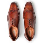 Sapato Social Derby Cromo Argentino Caramelo