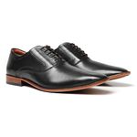 Sapato Social Oxford Cromo Argentino Preto