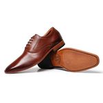 Sapato Social Oxford Cromo Argentino Caramelo
