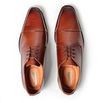 Sapato Social Derby Cromo Argentino Caramelo