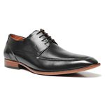 Sapato Social Derby Cromo Argentino Preto