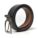 Cinto Casual Couro Cromo Argentino 30mm Preto