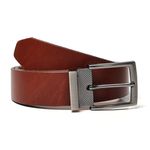 Cinto Casual Couro Cromo Argentino 30mm Caramelo