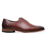 Sapato Social Masculino Wholecut Caramelo