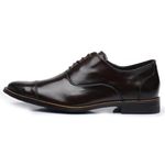 Sapato Masculino Oxford Sola de Couro Marrom