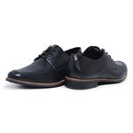 Sapato Masculino Derby Sola Couro Preto