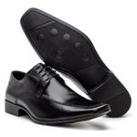 Sapato Clássico Social Masculino Preto Preto