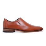 Sapato Masculino Loafer Sola Couro Caramelo