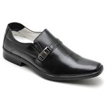 Sapato Casual Conforto Couro de Carneiro Preto 012