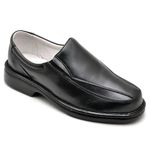 Sapato Casual Conforto Couro de Carneiro Preto 2001