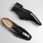 Sapato Social Oxford Cromo Argentino Preto