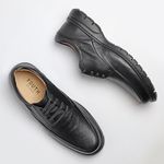Sapato Masculino Derby Ortopédico Couro Palmilha Anatômica