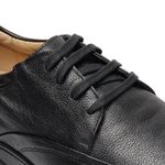 Sapato Masculino Derby Ortopédico Couro Palmilha Anatômica