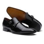 Sapato Social Oxford Roma Cromo Argentino Preto