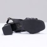 Sandália Sandália Salto Bloco Preto