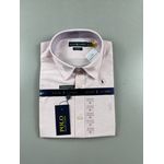 CAMISA SOCIAL MANGA CURTA LINHO RL 