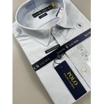 CAMISA SOCIAL MANGA CURTA LINHO RL 