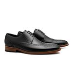 Sapato Social Derby Brogue Bernardi - Preto