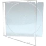 Box CD Acrílico Super Slim - Transparente C/100UN.
