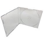 Box CD Acrílico Super Slim - Transparente C/100UN.