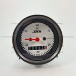 Horímetro Com Iluminação Fundo Branco Bivolt 52mm DNI 4501BR
