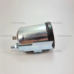 Horímetro Com Iluminação Aro Preto Bivolt 52mm DNI 4501 