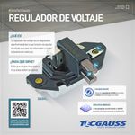 Regulador Voltagem Gol Polo GA343
