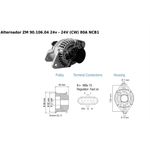 Alternador ZM 9010604 - Volvo