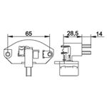 Regulador Voltagem MBB Maxion GA034