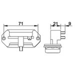 Regulador Voltagem Escort Santana GA059
