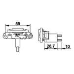 Regulador Voltagem Golf Corsa GA212