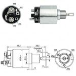 Relé de Partida Escort, Verona, Passat, Voyage, Fusca - ZM 571