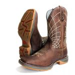 BOTA TEXANA MASCULINA BORDADA SOLA JUMP 