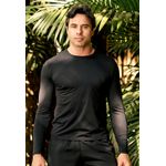 Blusa de Proteção UV Adulto Frelith Masculina - PRETO