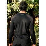 Blusa de Proteção UV Adulto Frelith Masculina - PRETO