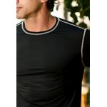 Blusa de Proteção UV Frelith Masculina Costura Trançada - PRETO