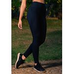 Legging Fitness Lisa com Recorte Trabalhado Frelith - PRETO