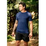 Camiseta Masculina Frelith Básica Crepe - MARINHO