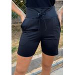 Short Jogger Frelith Atlanta Ilhós em Microfibra - PRETO