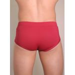 Slip Frelith Trabalhada Lisa - VERMELHO