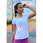 T-Shirt Fitness Frelith Crepe - BRANCO