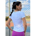 T-Shirt Fitness Frelith Crepe - BRANCO