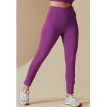 Legging Fitness com Recorte e Filete Lateral Frelith - ROXO