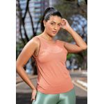 Regata Fitness Frelith com Decote nas Costas - LARANJA ESCURO