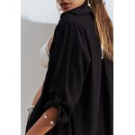 Saída Chemise Lisa Frelith em Viscose - PRETO