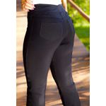 Calça Bailarina Lisa Básica Frelith em Microfibra - PRETO