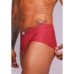 Slip Frelith Trabalhada Lisa - VERMELHO TERRA