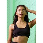 Top Fitness Frelith Trabalhado Impulse - PRETO