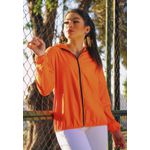 Jaqueta Fitness Frelith Corta Vento Lisa - LARANJA NEON